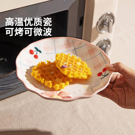 摩登主妇釉下彩餐具陶瓷米饭碗酸奶碗个人专用盘子沙拉碗汤面碗 商品图3