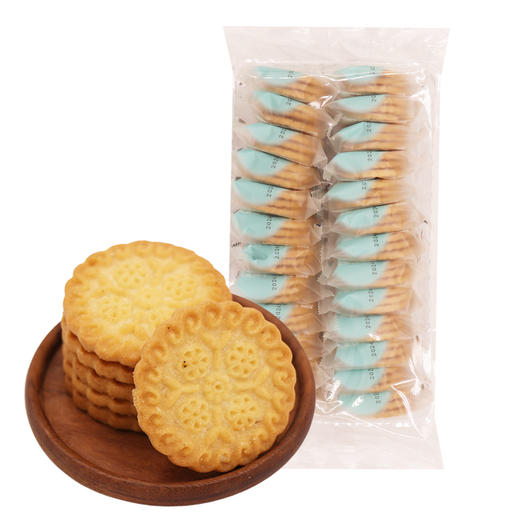 500g×2上海风味不添加蔗糖系列饼干 万年青饼干 燕麦饼干 田趣饼干 杂粮饼干 早餐休闲办公室零食 商品图2