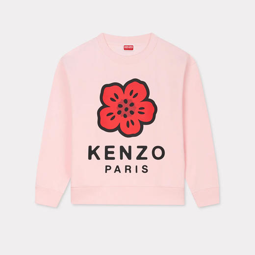 KENZO 高田贤三 女士大海棠花徽标提花弹力棉质卫衣 粉色 FE62 SW160 4MT 34 商品图0