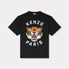 KENZO 高田贤三 男士虎头徽标印花棉质圆领短袖T恤 黑色 FE68 TS009 4SG 99J 商品缩略图0