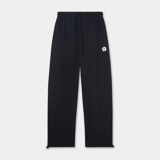 KENZO 高田贤三 男士小海棠花徽标刺绣棉质休闲运动裤 黑色 FE65 PA822 4MG 99J 商品图0