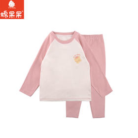 棉果果专柜同款冬季新品女童暖姜套头套装M421302424811