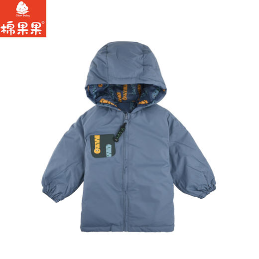 棉果果专柜同款冬季新品男童双面穿羽绒服M412102924549 商品图1