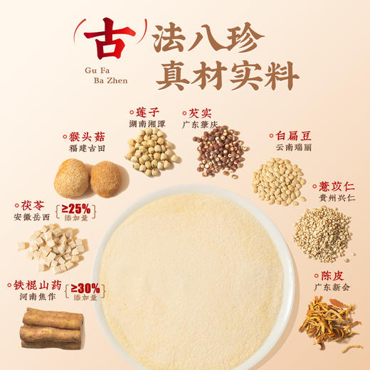 寿全斋八珍粉官方旗舰店脾胃山药猴头菇健早餐顶饱代餐粉 商品图4