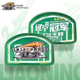 【官方正版】辽宁飞豹男篮 | 队徽款烫印夺冠纪念篮板家居抱枕球迷周边