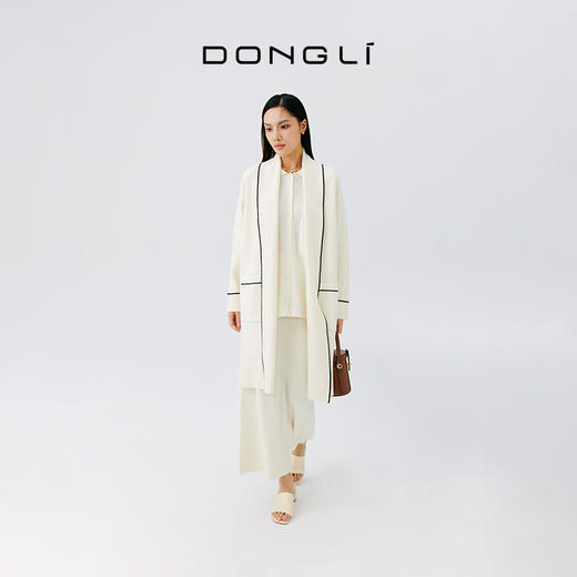 东黎 •小山羊绒中长版开衫 4713 商品图1