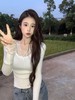 <曾小咸推荐> 蝴蝶结蕾丝拼接针织长袖 日常99/件 活动价69.99！！【预售款，预计3-15天发货】 商品缩略图4