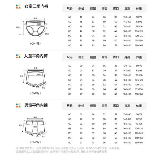 【品牌优选】【青少年专研内裤】森林棠新款男女莫代尔抑菌弹力透气大童内裤两条装60122401 商品图5