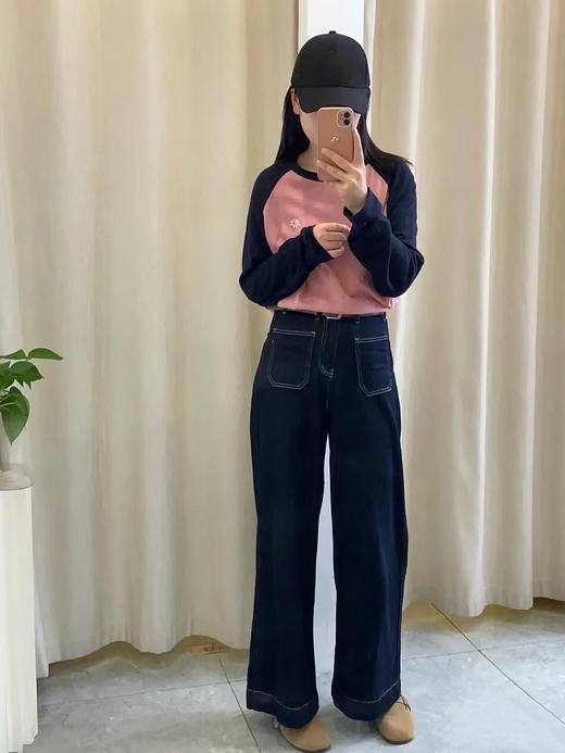 松植屋户外保暖打底衫男女同款拼色加绒加厚内搭德绒打底衫舒绒衫2024秋冬新款 商品图7