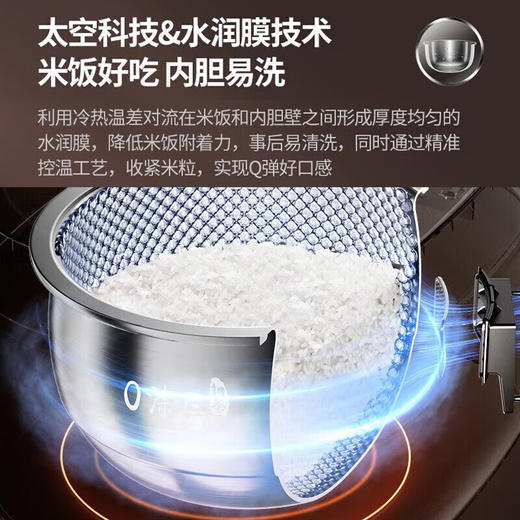 九阳（Joyoung）电饭煲4L家用多功能电饭锅316不锈钢内胆 无涂层电饭煲智能面板菜单智能预约 F-40N5 商品图4