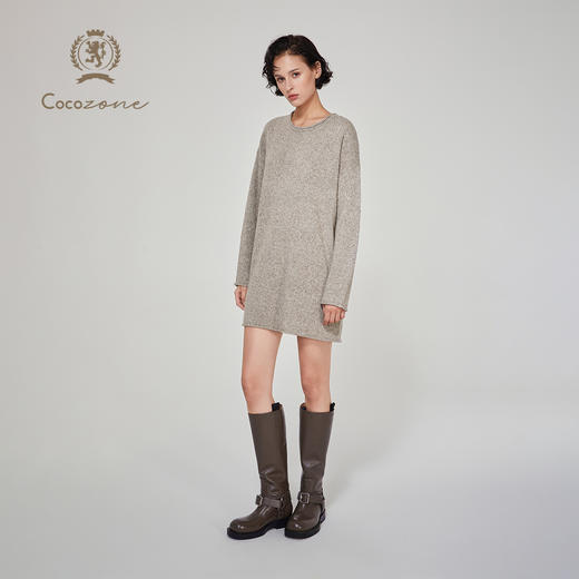 COCO ZONE 英伦风搭扣设计短靴复古粗跟女靴CC2C2297 商品图2