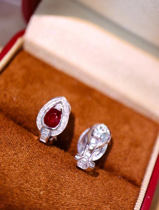 1.6克拉红宝石耳扣 商品图2