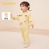 巴拉巴拉宝宝内衣套装男女童衣服冬季家居秋衣裤新款半边绒萌★ 商品缩略图0