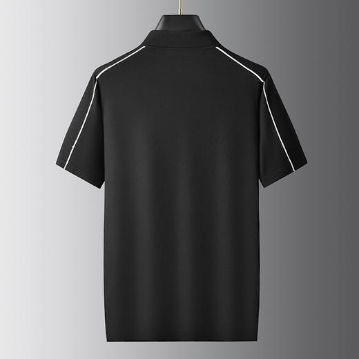 【新款DPF】大依优型翻领毛衣针织短袖背心休闲针织衫毛背心加肥加大上衣男士胖子大码毛衫t恤打底 商品图7