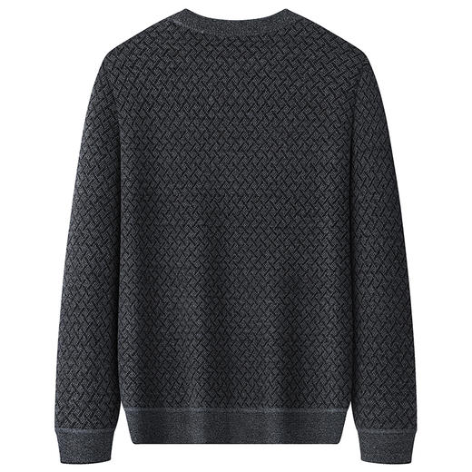 【加绒】【新款DWP】大依优型大码加绒卫衣圆领长袖加肥加大休闲运动上衣男打底衫胖子 商品图3