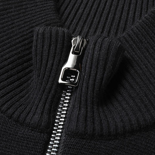 【桑蚕丝绵羊毛】【新款DWP】大依优型大码立领拉链针织背心休闲针织衫毛背心加肥加大上衣男士胖子大码毛衫t恤打底 商品图8