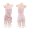 霏慕歌舞厅亮片流苏包臀裙6377情趣内衣性感透纱跳舞制服 舞厅魅影粉 均码 商品缩略图11