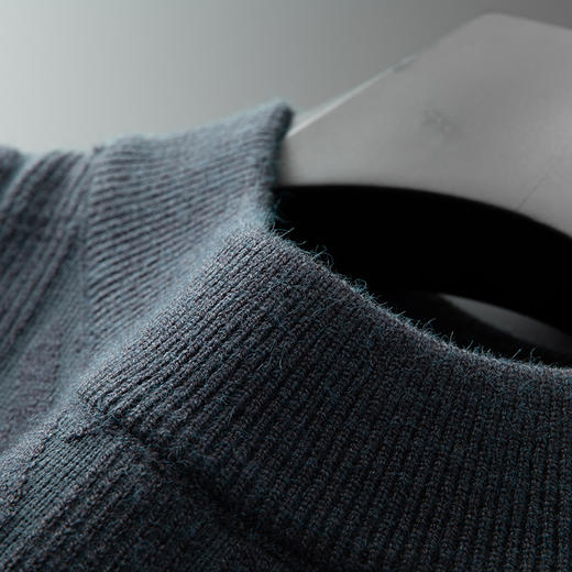 【绵羊毛】【新款DPF】大依优型羊毛毛衣针织短袖背心休闲针织衫毛背心加肥加大上衣男士胖子大码毛衫t恤打底 商品图9