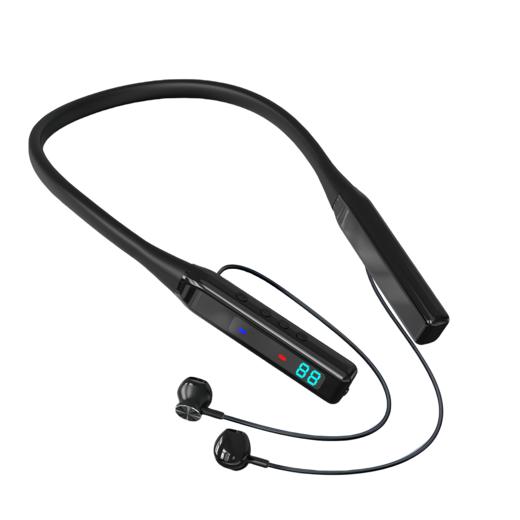 爱国者 挂脖式蓝牙耳机W07 运动跑步半入耳磁吸 商品图1