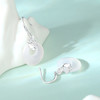 【国风蝴蝶】S925银蝴蝶平安扣玉髓耳饰【JHY-E000842B】 商品缩略图1