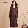 EITIE爱特爱秋季新款V领百搭气质连衣裙7507226 商品缩略图0