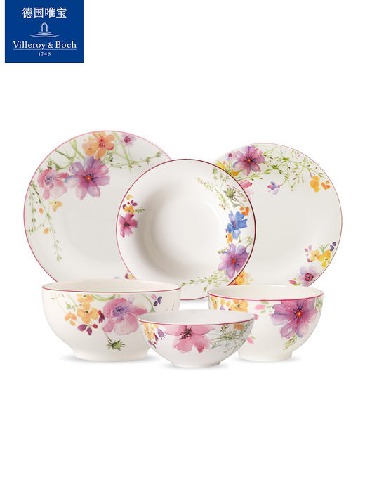 【清仓福利】Villeroy&Boch 德国唯宝紫色迷情/莫奈花园系列碗盘 商品图0