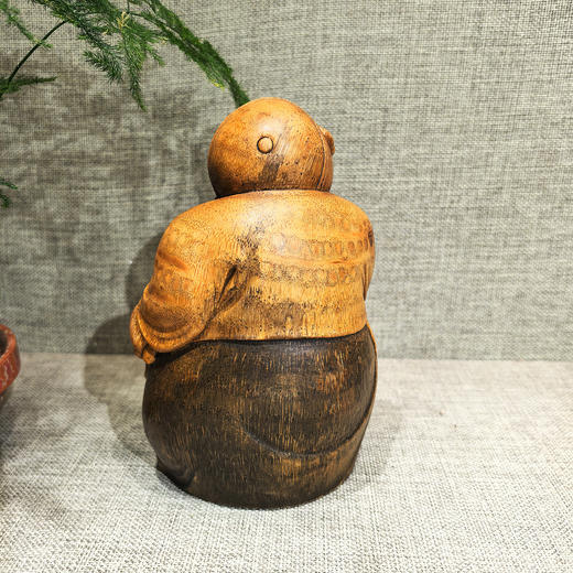 金蟾地主°竹雕摆件 商品图3