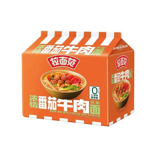 今麦郎115g*5拉面范浓情番茄牛肉五连包 商品图0