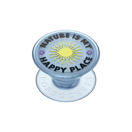 【植物基·地球】自然气息 POPGRIP泡泡骚手机粘贴式气囊支架 PlantCore植物基系列 蓝色 日月星 字母 商品图0