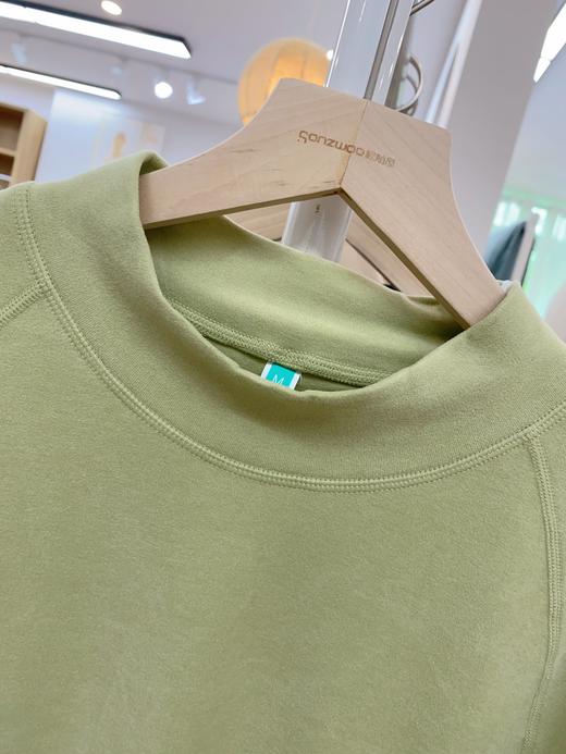 松植屋户外保暖半高领打底衫男女同款纯色百搭显瘦抓绒长袖内搭打底衫2024秋冬新款 商品图14