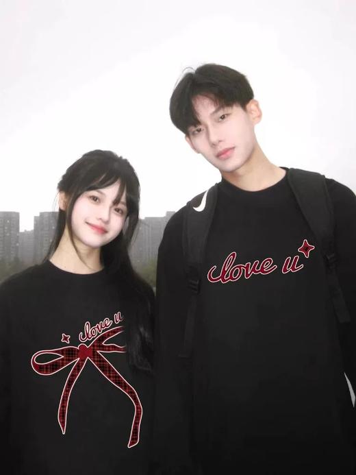 【YW】无忧购韩版卡通印花宽松情侣款百搭休闲320g毛圈圆领卫衣(截单后7天发货)25年清仓捡漏 商品图2