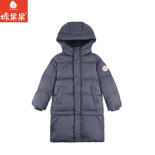 棉果果专柜同款冬季新品男童加长两穿可拆卸羽绒服M412102924546 商品图0