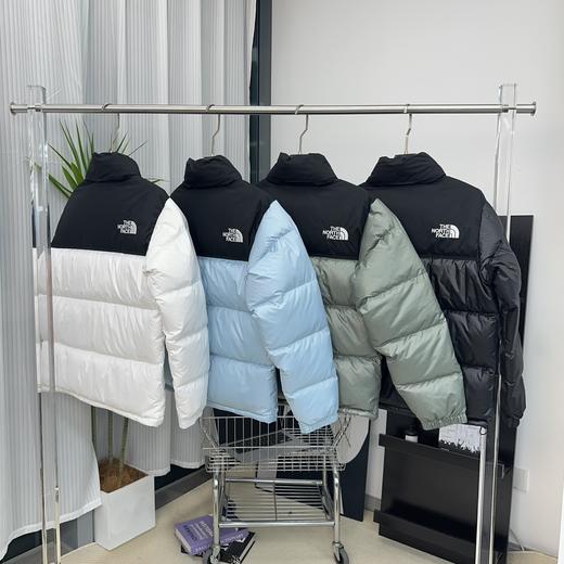 代购级版本！THE NORTH FACE 北面1996大格子袖标款羽绒服情侣款 商品图6
