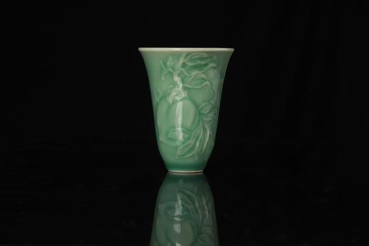 雷慧仙梅子青，粉青桃子闻香杯喝茶对杯 商品图2