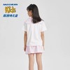 5折【自营】Skechers/斯凯奇  斯凯奇儿童短袖T海军领夏季新款短裙女童运动水手服套装 L224G049 商品缩略图4