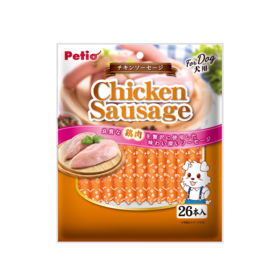 派地奥犬用美味火腿肠鸡肉味26支装15g