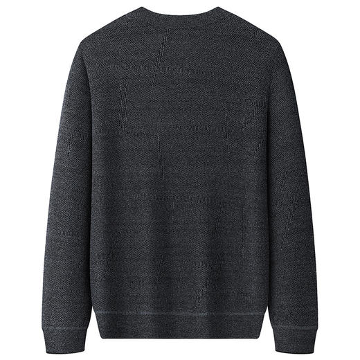 【加绒】【新款DWP】大依优型大码加绒卫衣圆领长袖加肥加大休闲运动上衣男打底衫胖子 商品图2