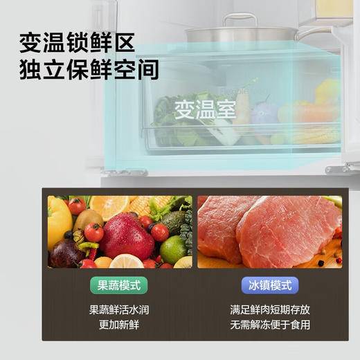 【年底大促  特价机】松下冰箱 400升四开门家用电冰箱NR-ED40WPA-S 商品图5