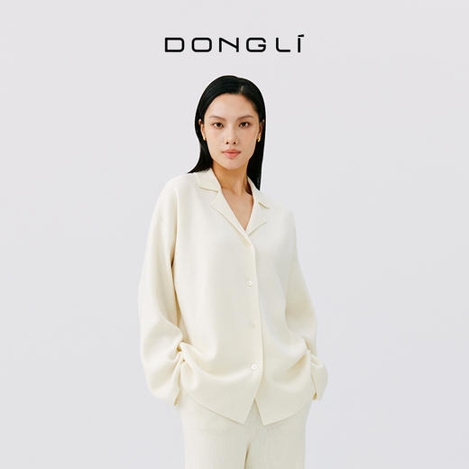 东黎 • 秀场同款 小山羊绒女士宽松睡衣 4115 商品图0