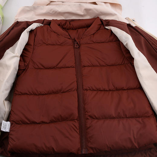 棉果果专柜同款冬季新品男童两件套拼色百搭羽绒服M412102924550 商品图5