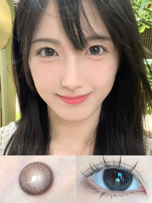 日抛 Fullgift  水色梦 14.5 着色13.7 清透灰 商品图2