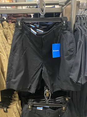 Columbia/哥伦比亚 男士夏季透气标准版型纯色休闲短裤