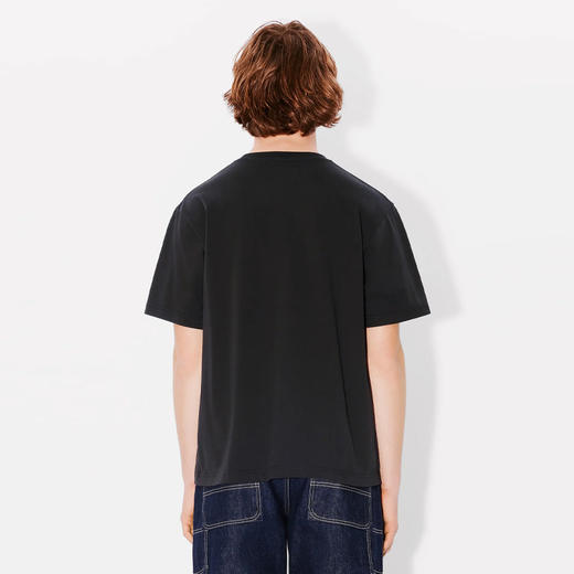 KENZO 高田贤三 男士虎头徽标印花棉质圆领短袖T恤 黑色 FE68 TS009 4SG 99J 商品图2