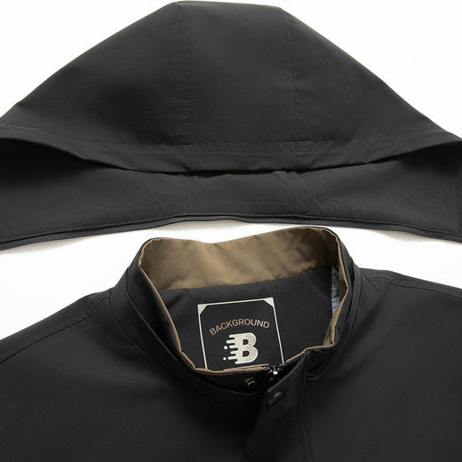 【可拆卸帽】【新款DPS】大依优型大码夹克外套加肥加大肥佬休闲商务上衣男士胖子 商品图9