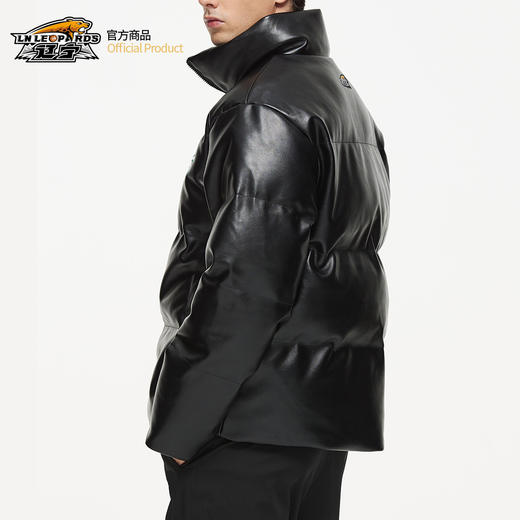 【官方正版】辽宁飞豹男篮 | 黑色拉链立领运动休闲刺绣棉服 商品图4