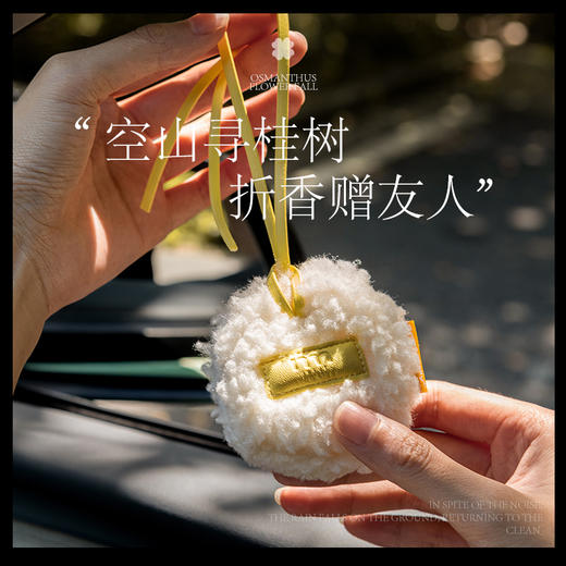 艾玛莫莉桂花糕羊羔毛香挂 商品图2