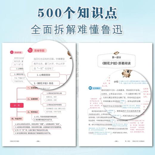 限时秒杀16.9  6岁+【蹦搭专享】朝花夕拾精讲  别具匠心，分为四大部分七个特色板块内容超丰富，条理很清晰，讲解超详细！ 商品图4