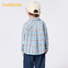 巴拉巴拉童装儿童长袖衬衫男童格纹上衣秋装新款亲子装学院风 商品缩略图2