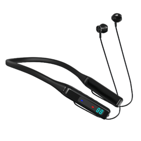 爱国者 挂脖式蓝牙耳机W07 运动跑步半入耳磁吸