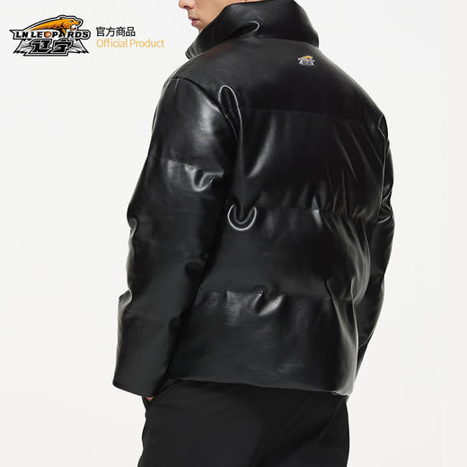 【官方正版】辽宁飞豹男篮 | 黑色拉链立领运动休闲刺绣棉服 商品图3